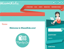 Tablet Screenshot of miamikidz.com